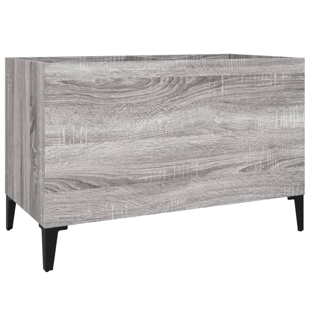 Pladeskab Grå Sonoma 74,5x38x48 cm Træmateriale