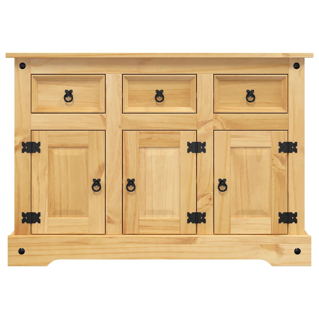 Skænk Corona 112x44x78 cm massivt træ mexicansk fyrretræ