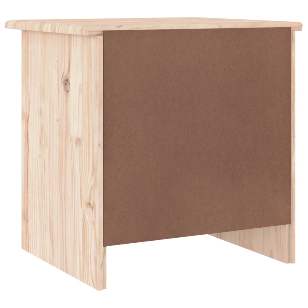 Sengebord ALTA natur 41x35x41 cm massivt fyrretræ