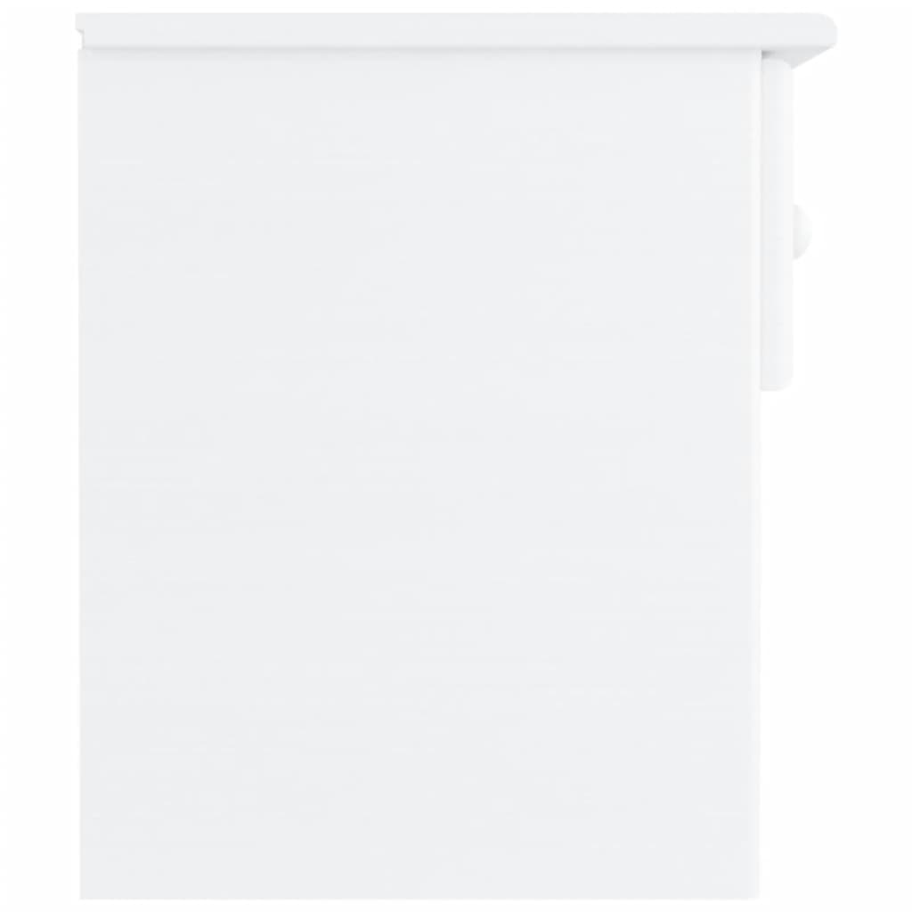 Sengebord ALTA Hvid 41x35x41 cm Massiv Fyr