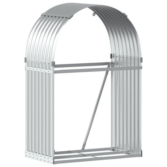 Brænde Shelter Sølv 80x45x120 cm Galvaniseret Stål