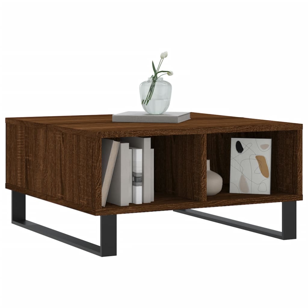 Sofabord Brun Eg Look 60x60x30 cm Træmateriale