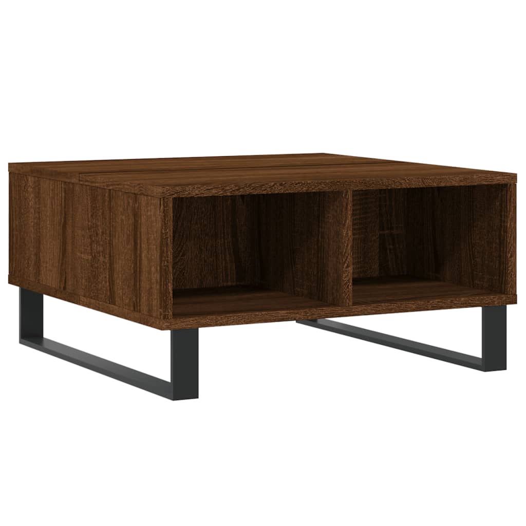 Sofabord Brun Eg Look 60x60x30 cm Træmateriale