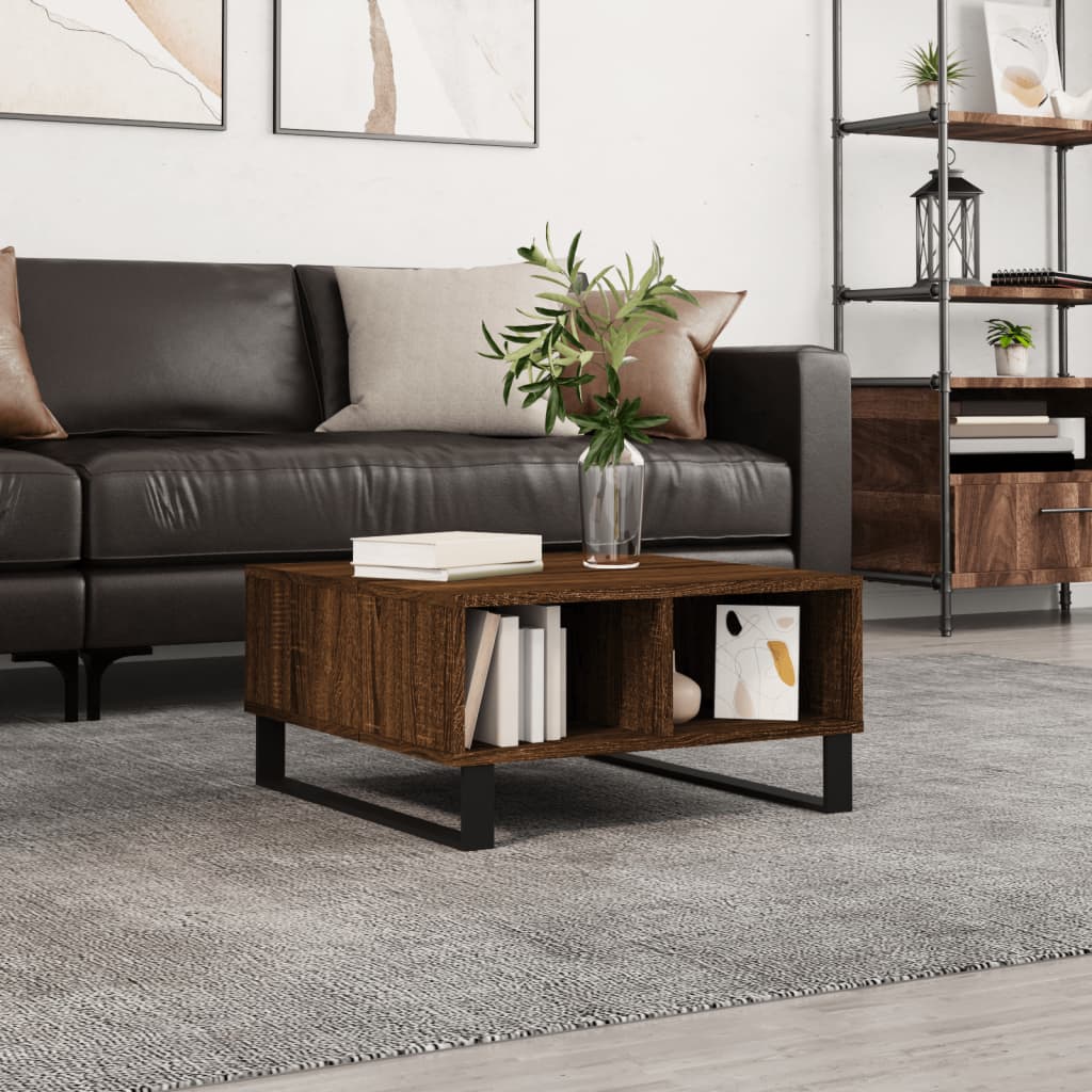 Sofabord Brun Eg Look 60x60x30 cm Træmateriale