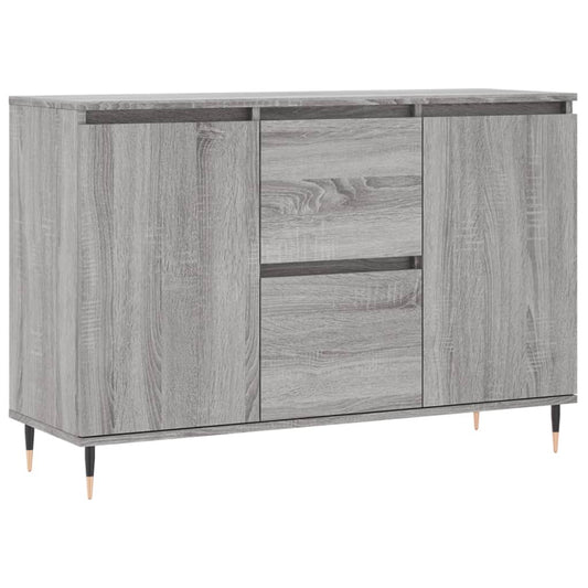 Sideboard Grau Sonoma 101,5x35x70 cm Holzwerkstoff