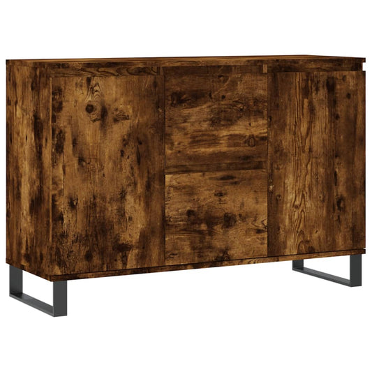 Sideboard Räuchereiche 101,5x35x70 cm Holzwerkstoff