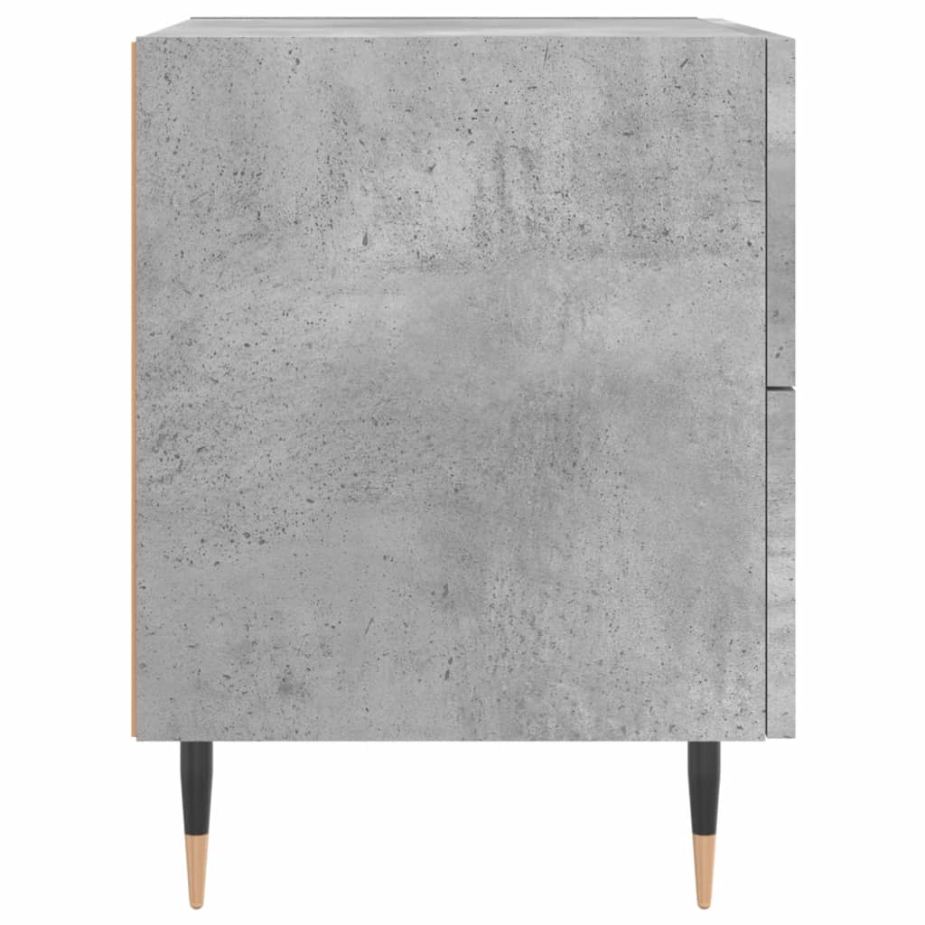 Nachttisch Betongrau 40x35x47,5 cm Holzwerkstoff