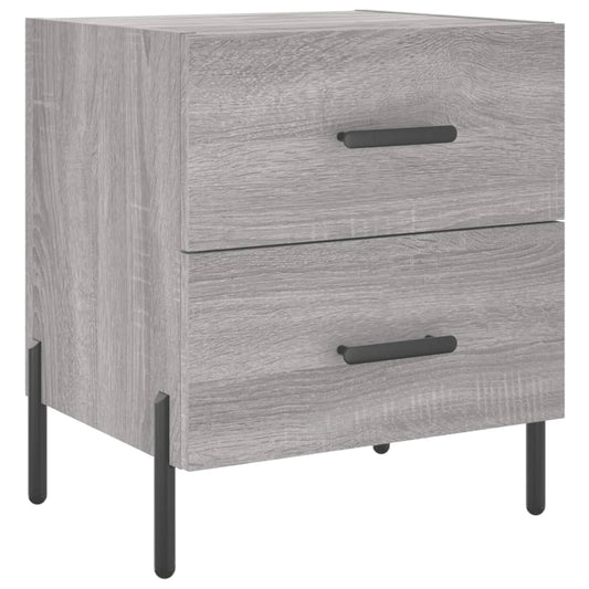 Nachttisch Grau Sonoma 40x35x47,5 cm Holzwerkstoff