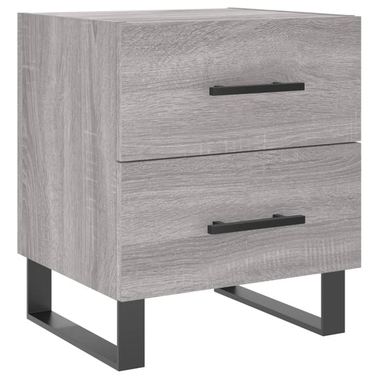 Nachttisch Grau Sonoma 40x35x47,5 cm Holzwerkstoff