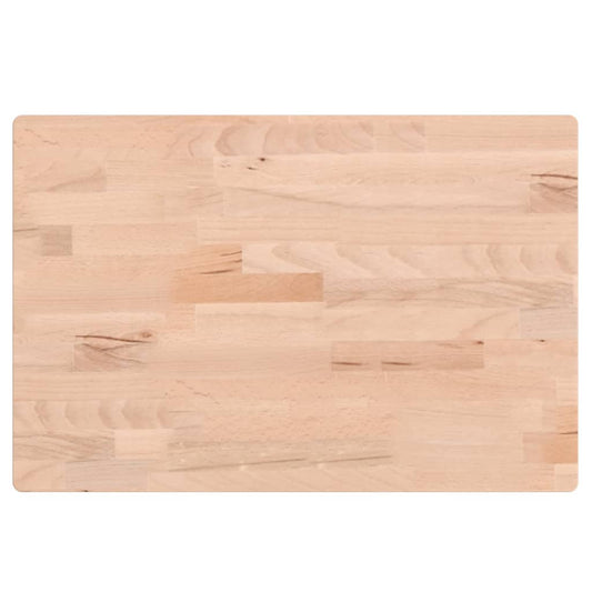 Tischplatte 60x40x1,5 cm Rechteckig Massivholz Buche