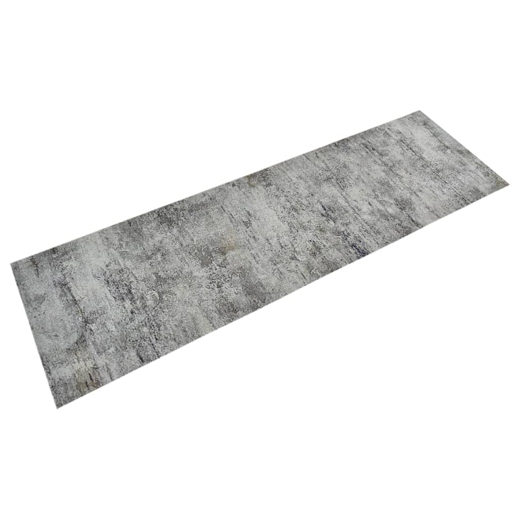 Køkkentæppe Vaskbar Beton 60x180 cm Fløjl