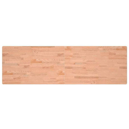 Schreibtischplatte 180x55x2,5 cm Massivholz Buche