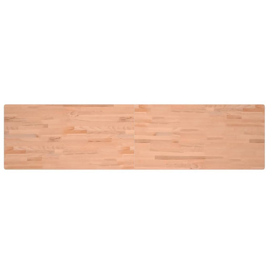 Schreibtischplatte 220x55x2,5 cm Massivholz Buche