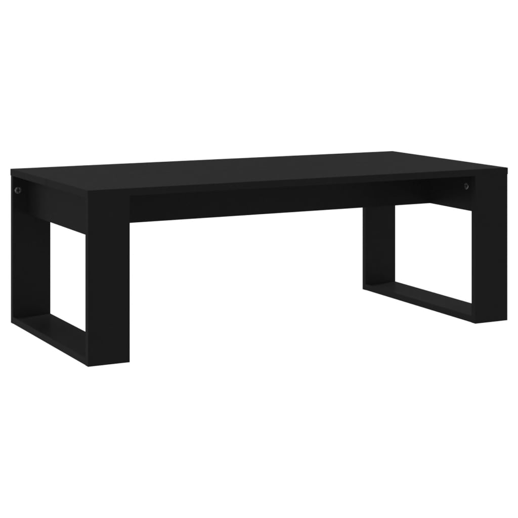 Sofabord Sort 102x50x35 cm Træ Materiale