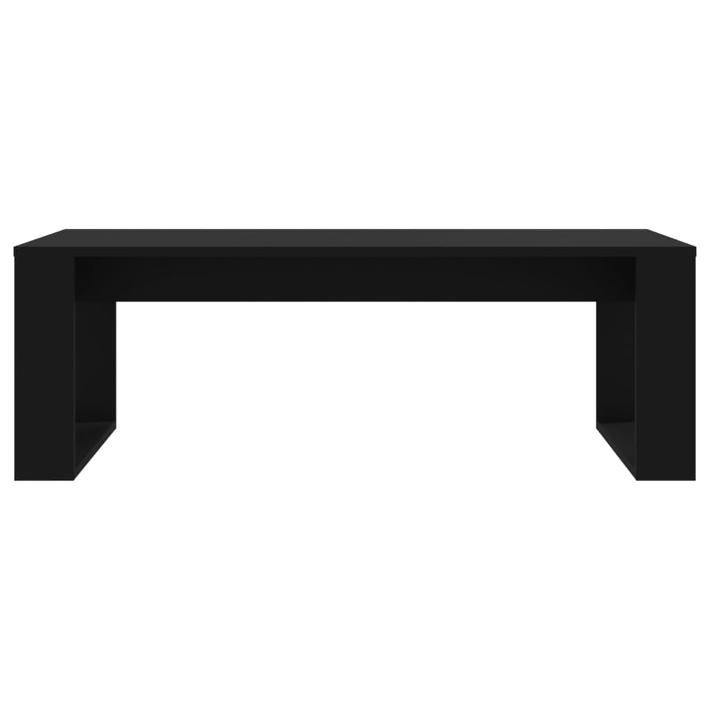 Sofabord Sort 102x50x35 cm Træ Materiale