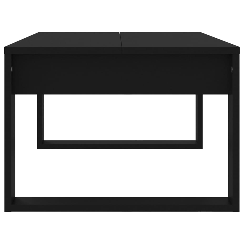Sofabord Sort 102x50x35 cm Træ Materiale