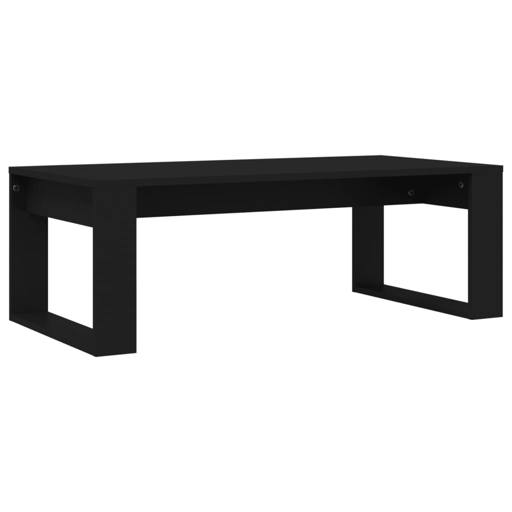 Sofabord Sort 102x50x35 cm Træ Materiale