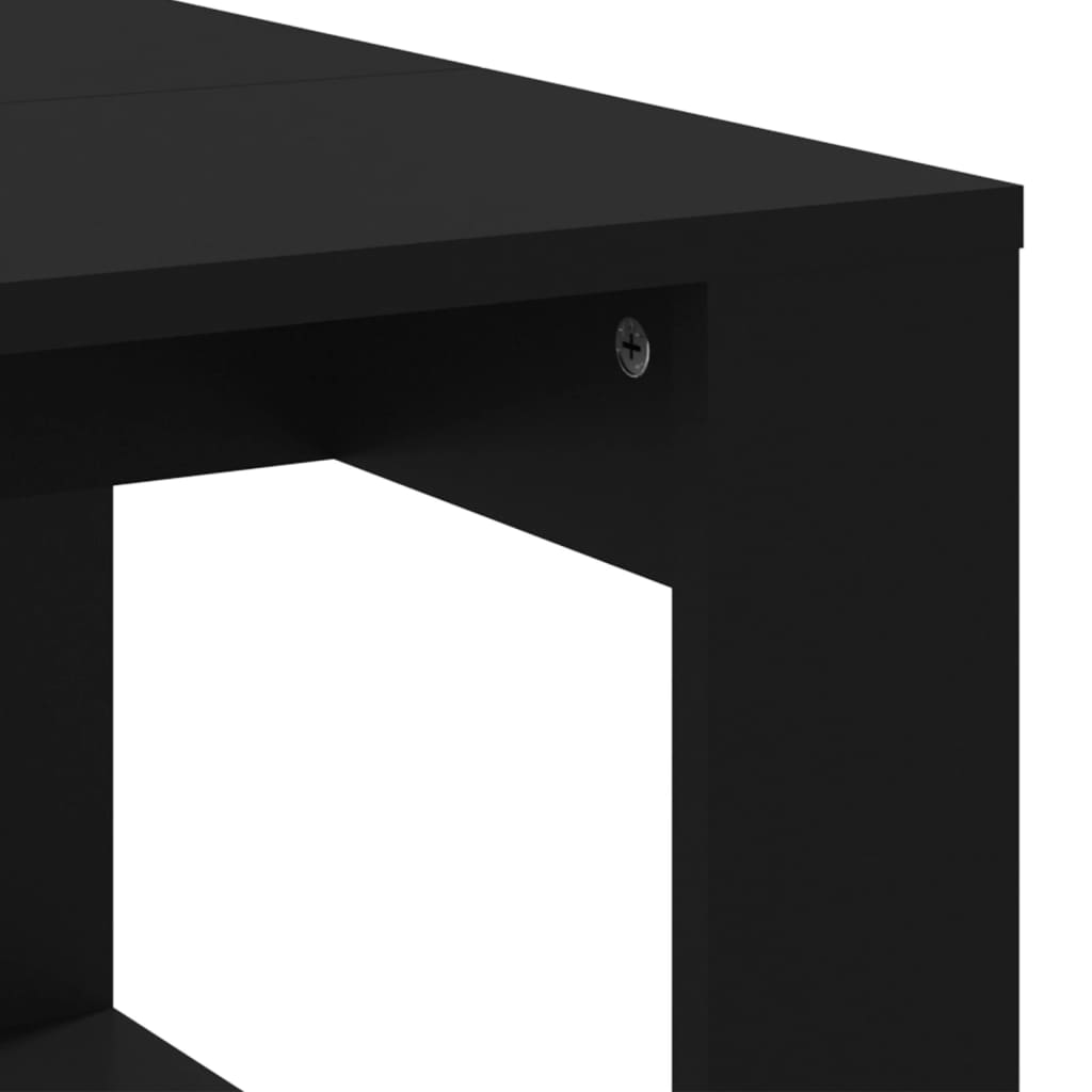 Sofabord Sort 102x50x35 cm Træ Materiale