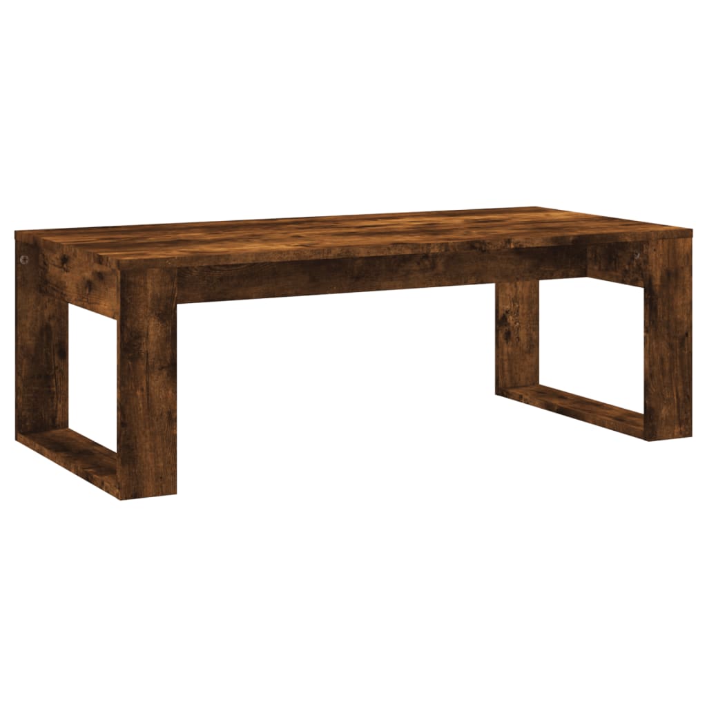 Sofabord røget eg 102x50x35 cm træmateriale