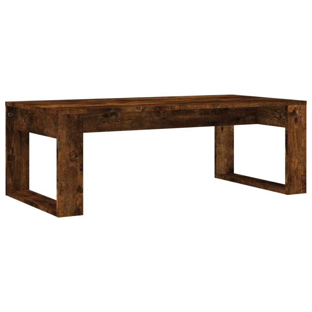 Sofabord røget eg 102x50x35 cm træmateriale