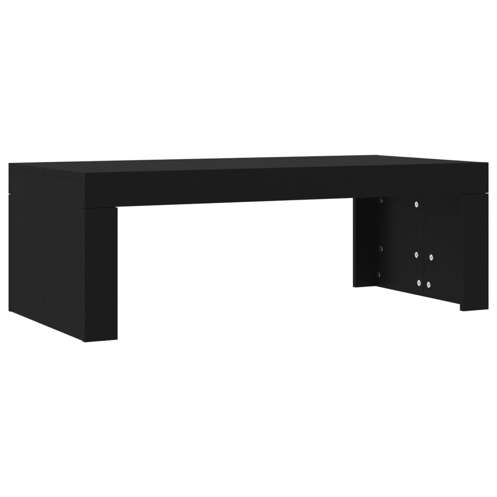 Sofabord Sort 102x50x36 cm Træmateriale
