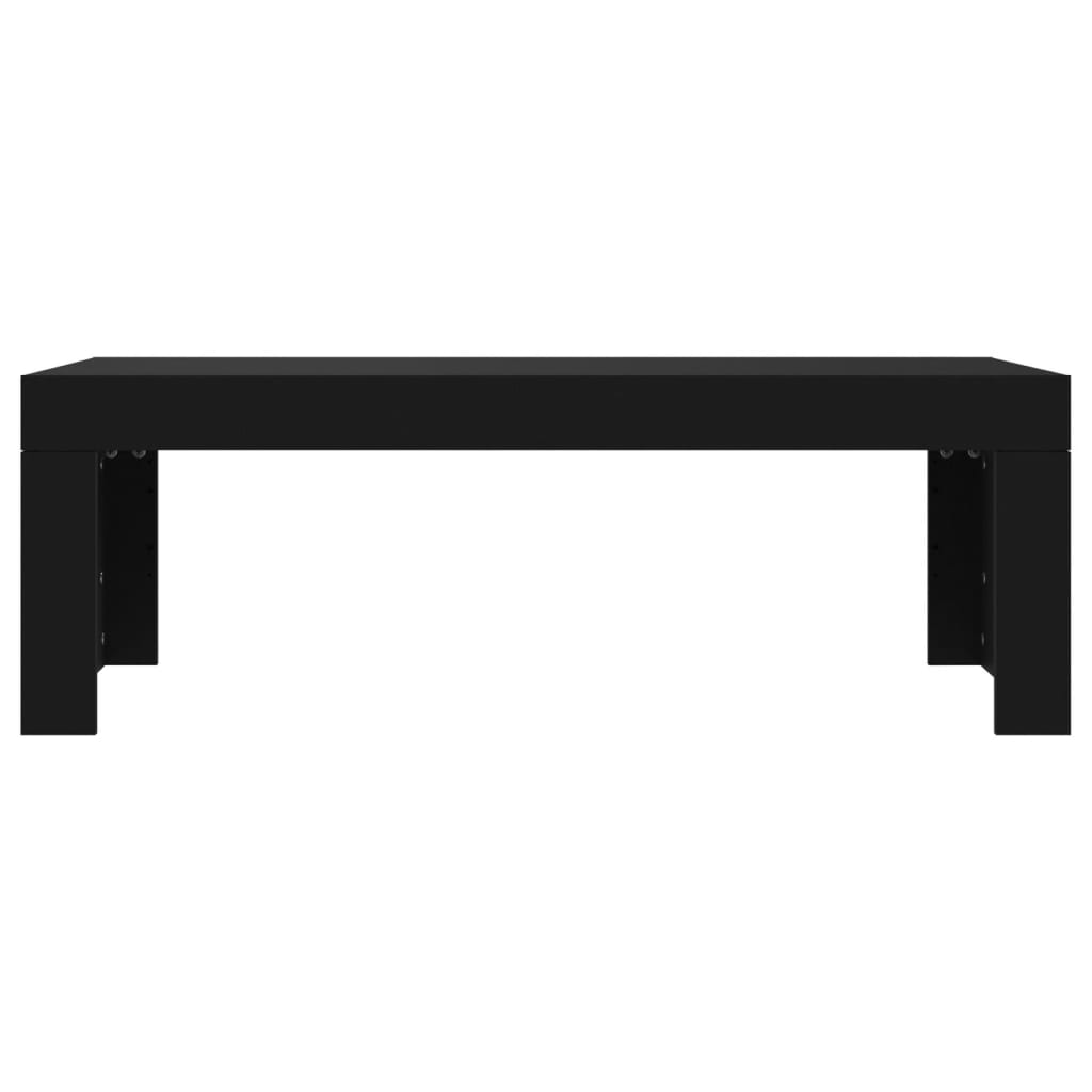Sofabord Sort 102x50x36 cm Træmateriale
