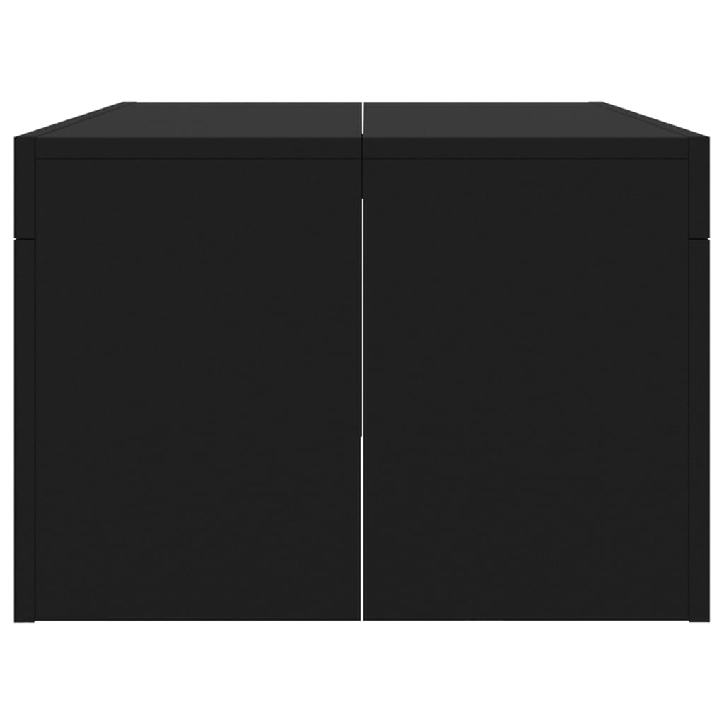 Sofabord Sort 102x50x36 cm Træmateriale