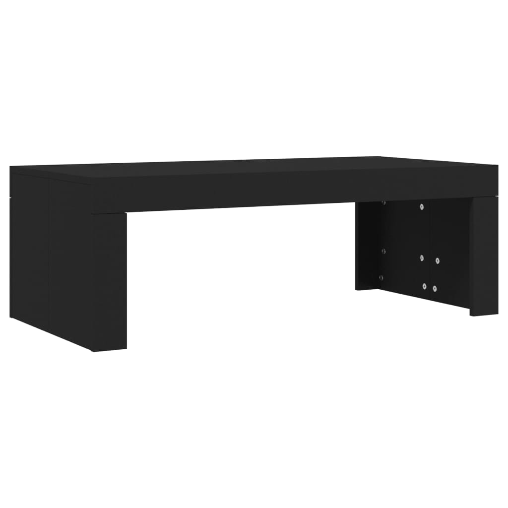 Sofabord Sort 102x50x36 cm Træmateriale