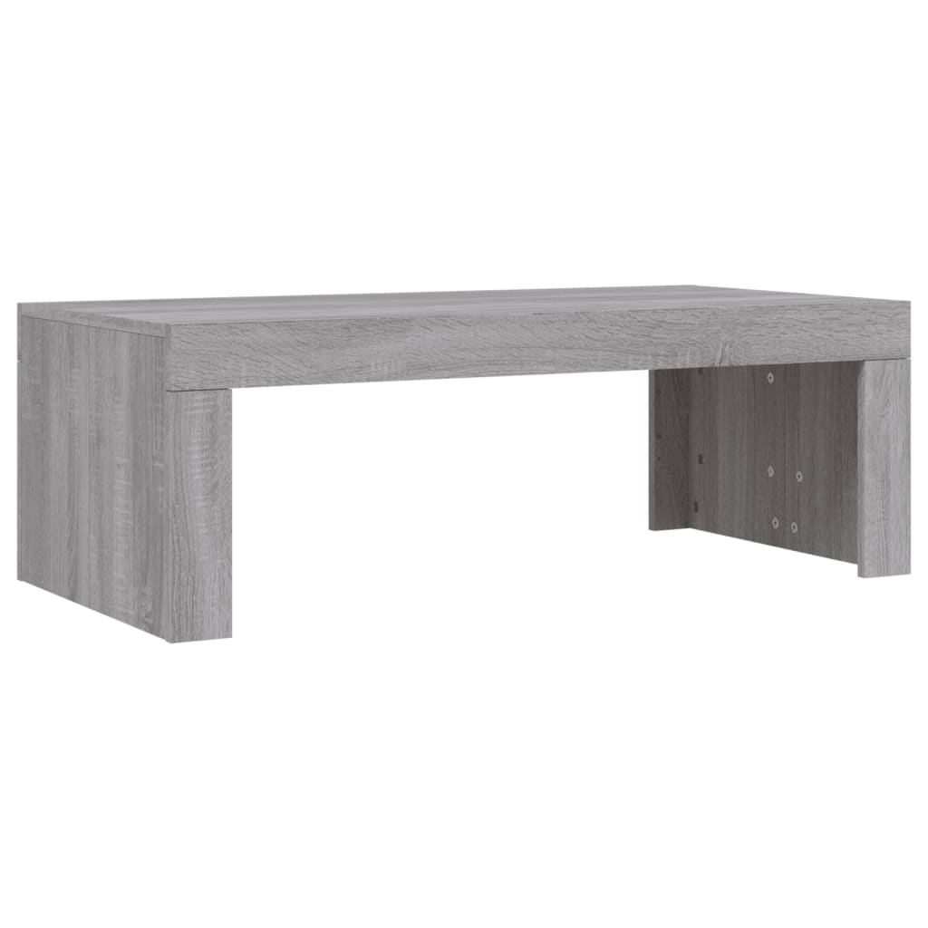 Sofabord Grå Sonoma 102x50x36 cm Træmateriale