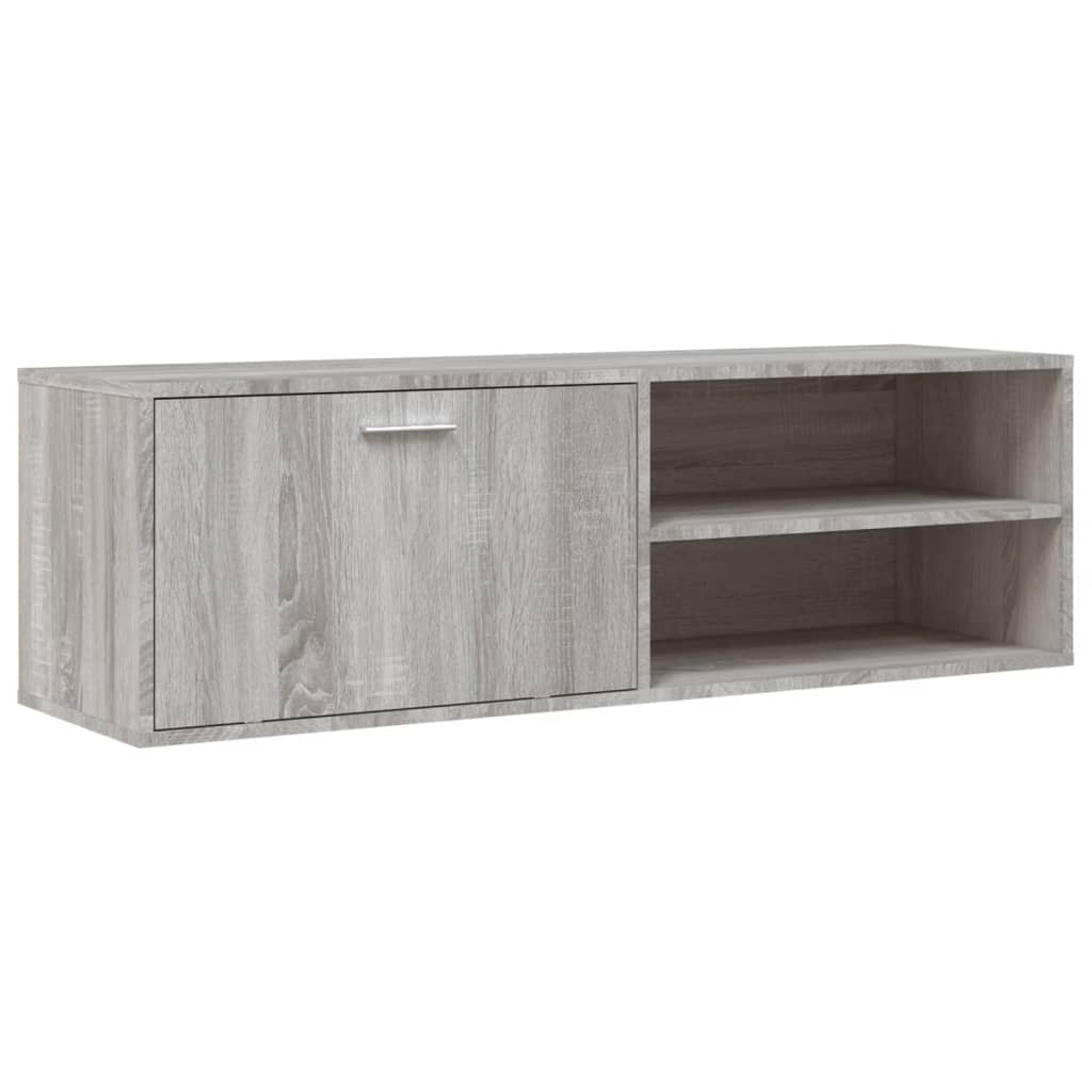 TV-skab Grå Sonoma 120x34x37 cm Træ Materiale