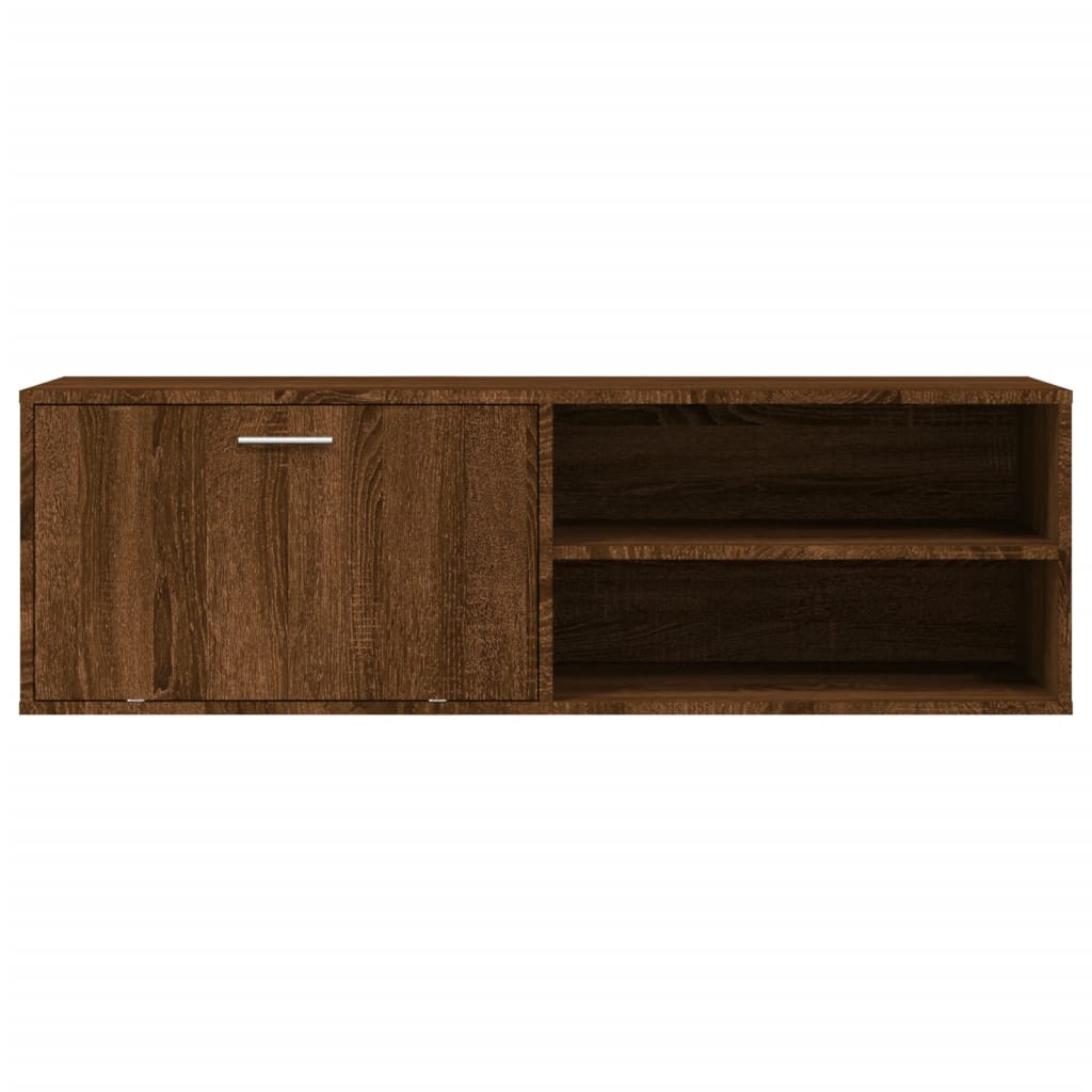 TV-skab Brun Eg Look 120x34x37 cm Træ Materiale