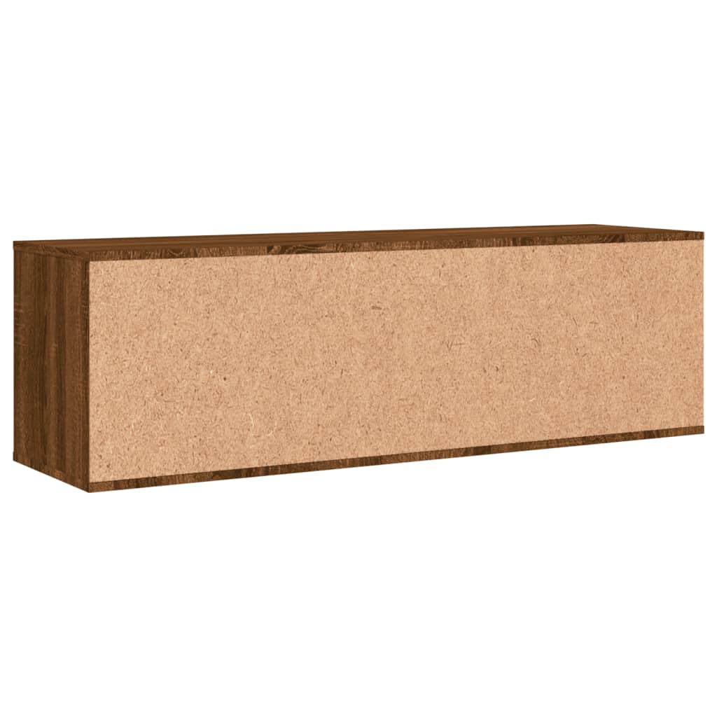 TV-skab Brun Eg Look 120x34x37 cm Træ Materiale