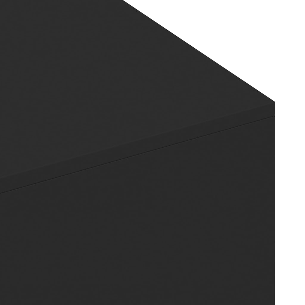 Sofabord Sort 100x49,5x31 cm Træ Materiale