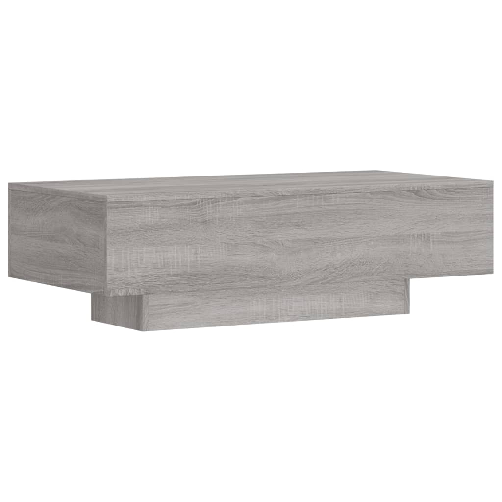 Sofabord Grå Sonoma 100x49,5x31 cm Træmateriale