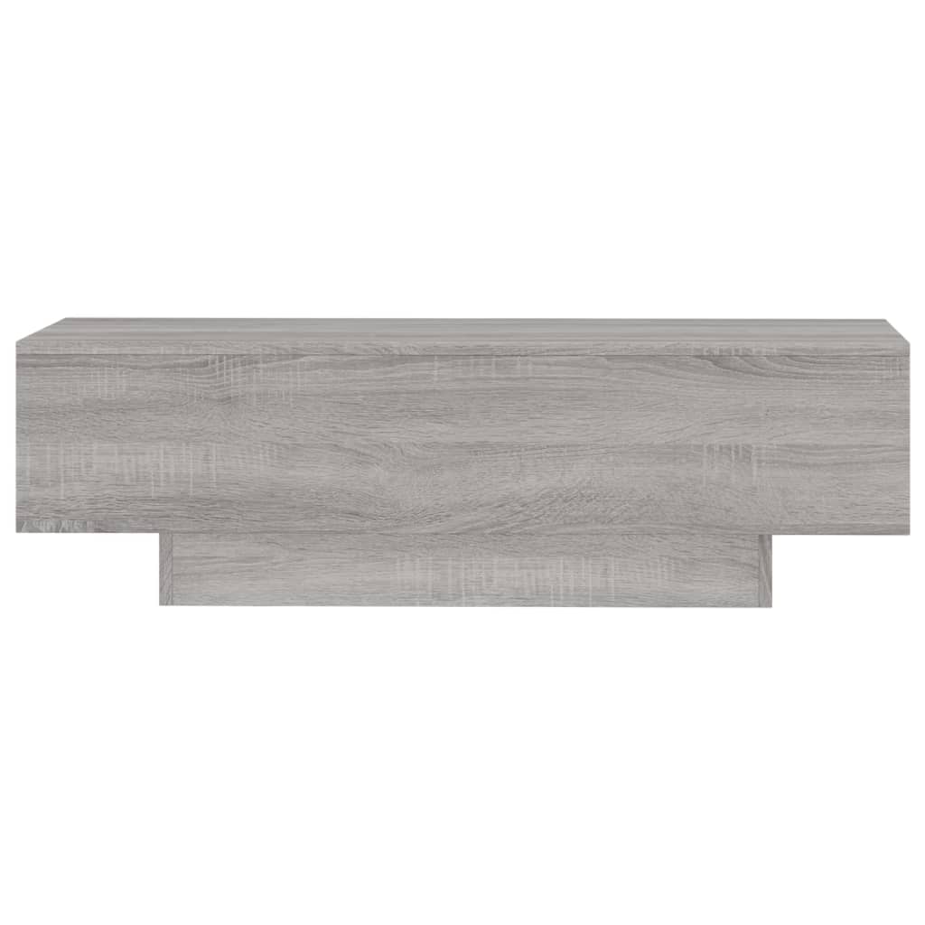 Sofabord Grå Sonoma 100x49,5x31 cm Træmateriale