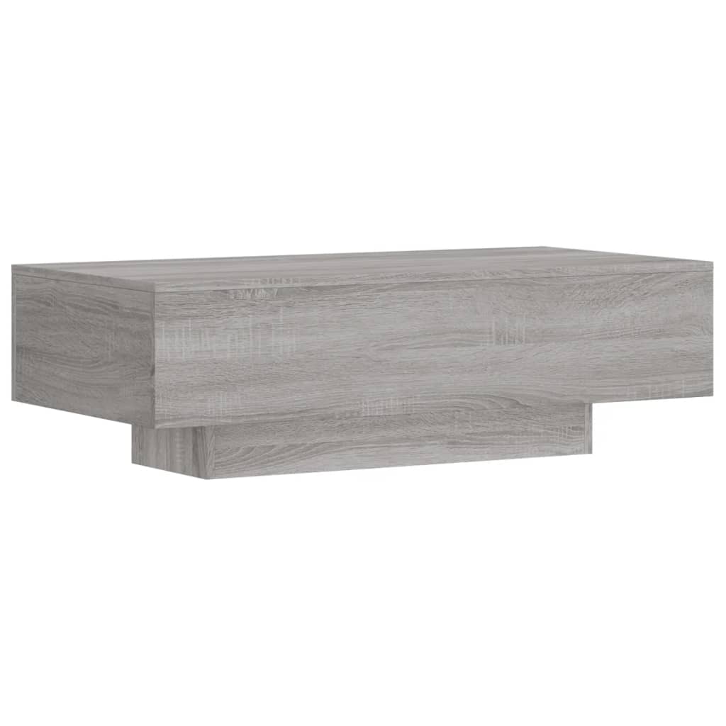 Sofabord Grå Sonoma 100x49,5x31 cm Træmateriale