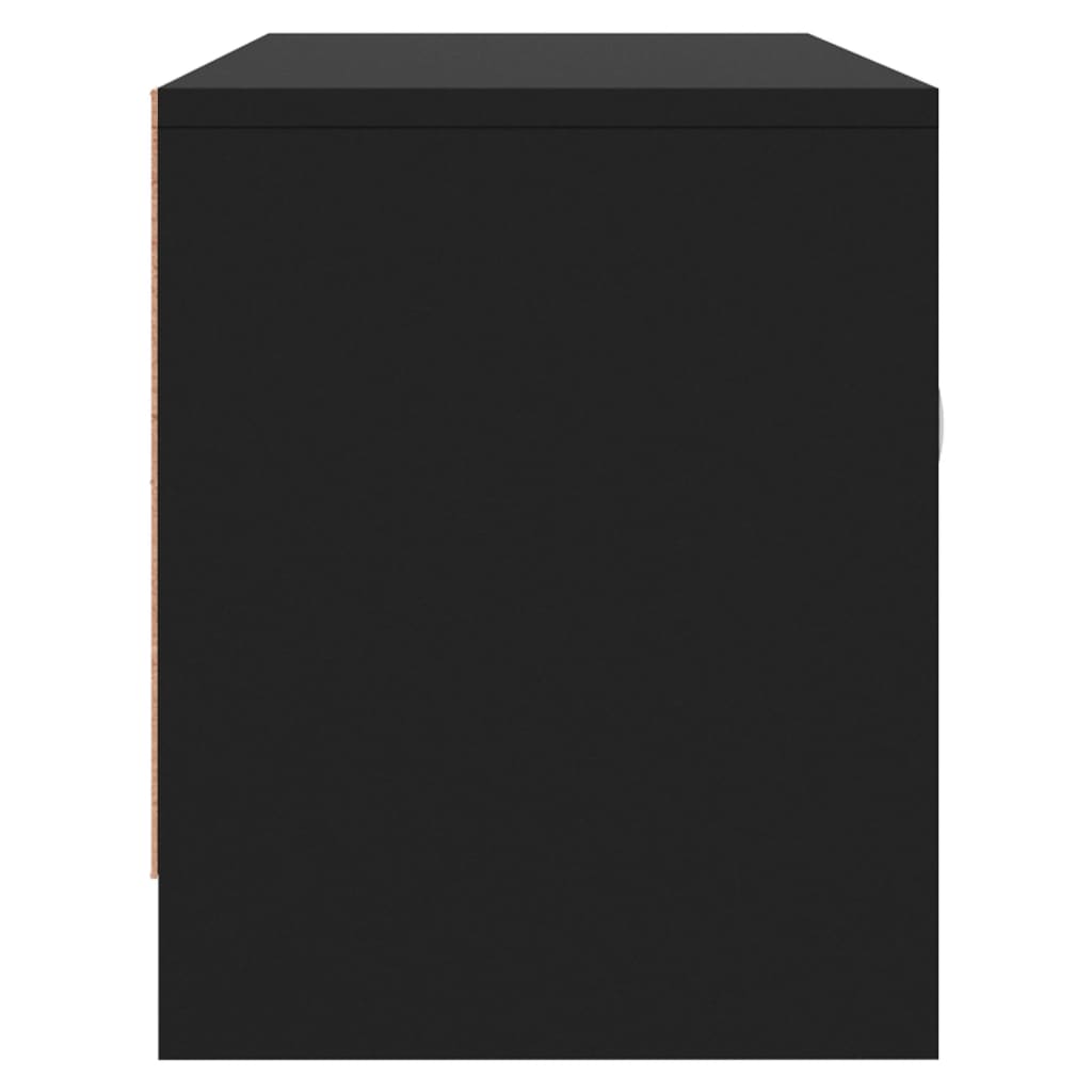 TV-skab Sort 102x30x37,5 cm Træ Materiale