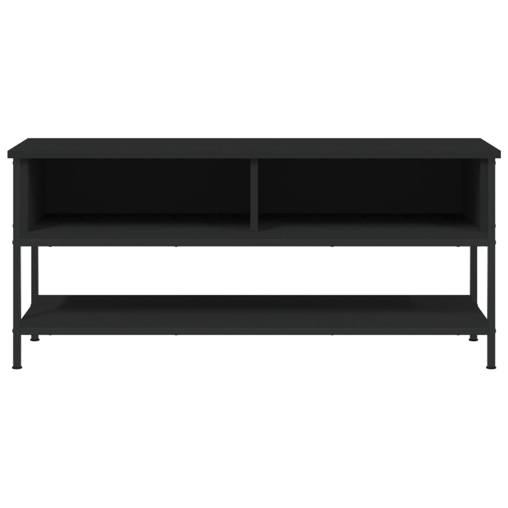 TV-skab Sort 100x35x45 cm Træ Materiale