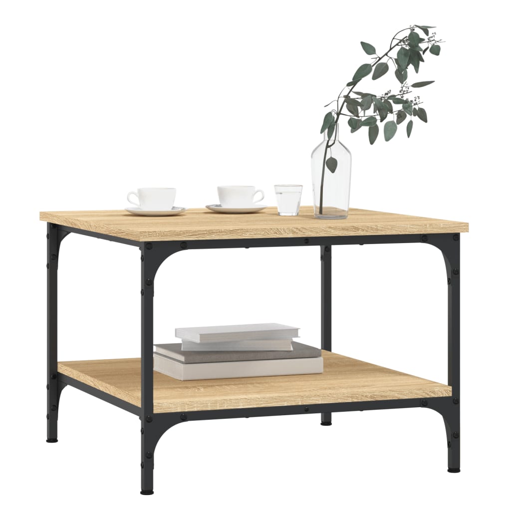 Couchtisch Sonoma-Eiche 55x55x40 cm Holzwerkstoff