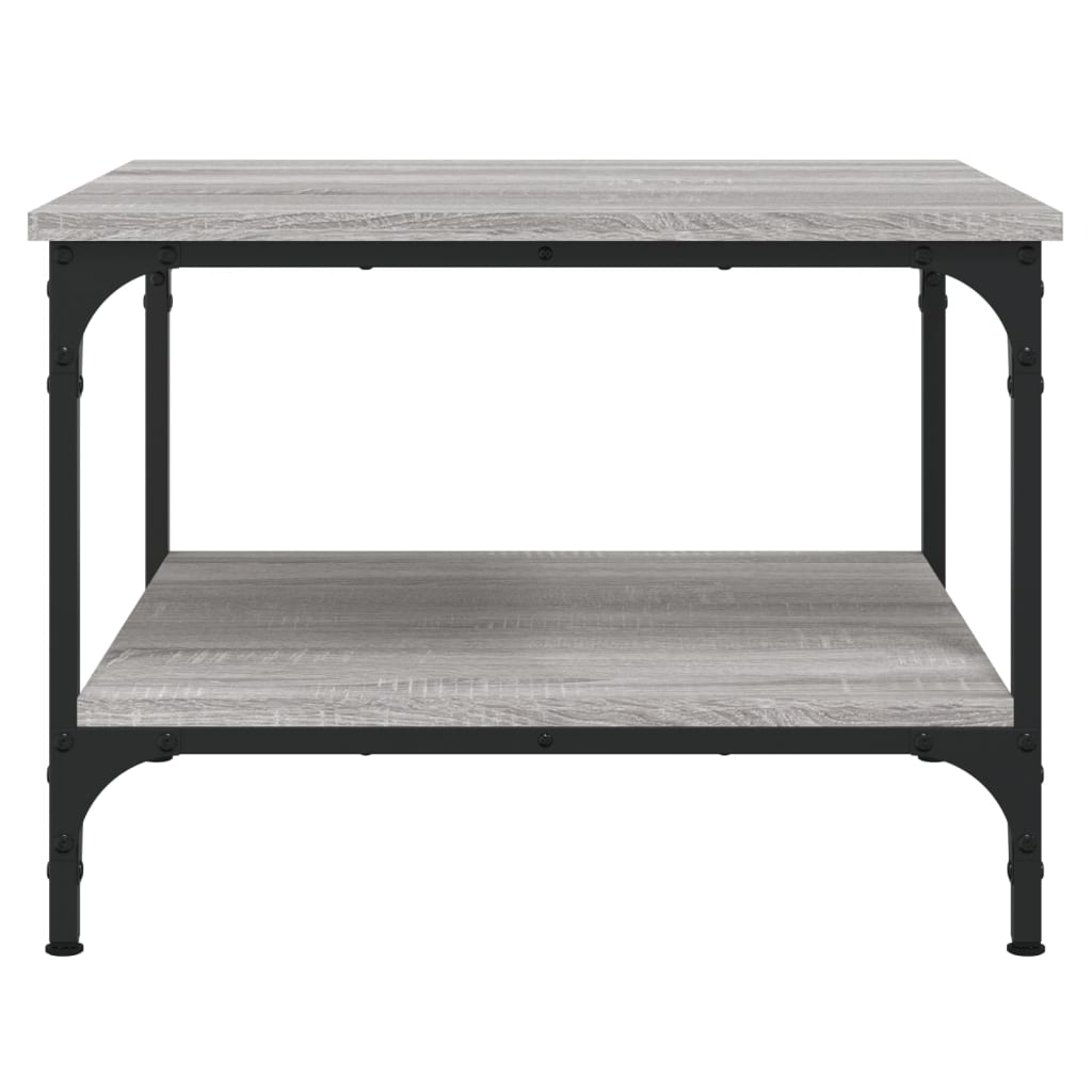 Couchtisch Grau Sonoma 55x55x40 cm Holzwerkstoff