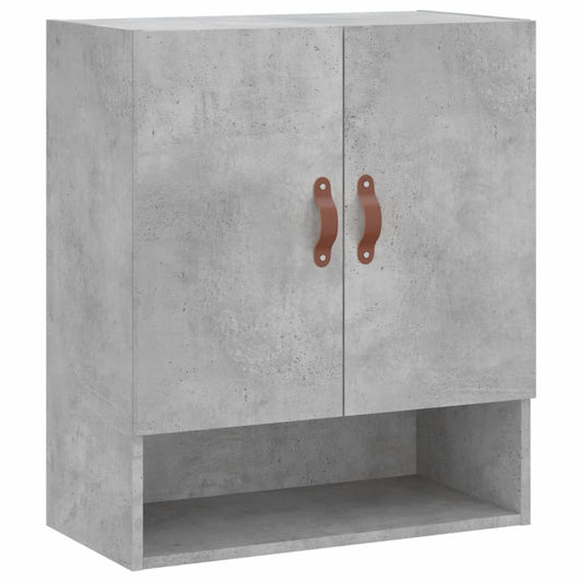Wandschrank Betongrau 60x31x70 cm Holzwerkstoff