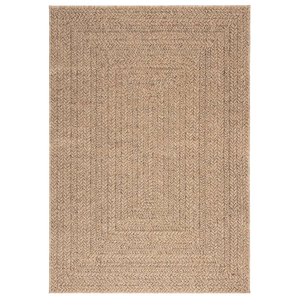 Tæppe ZIZUR 140x200 cm jute-look indendørs og udendørs