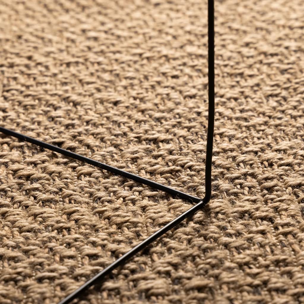 Tæppe ZIZUR 140x200 cm jute-look indendørs og udendørs