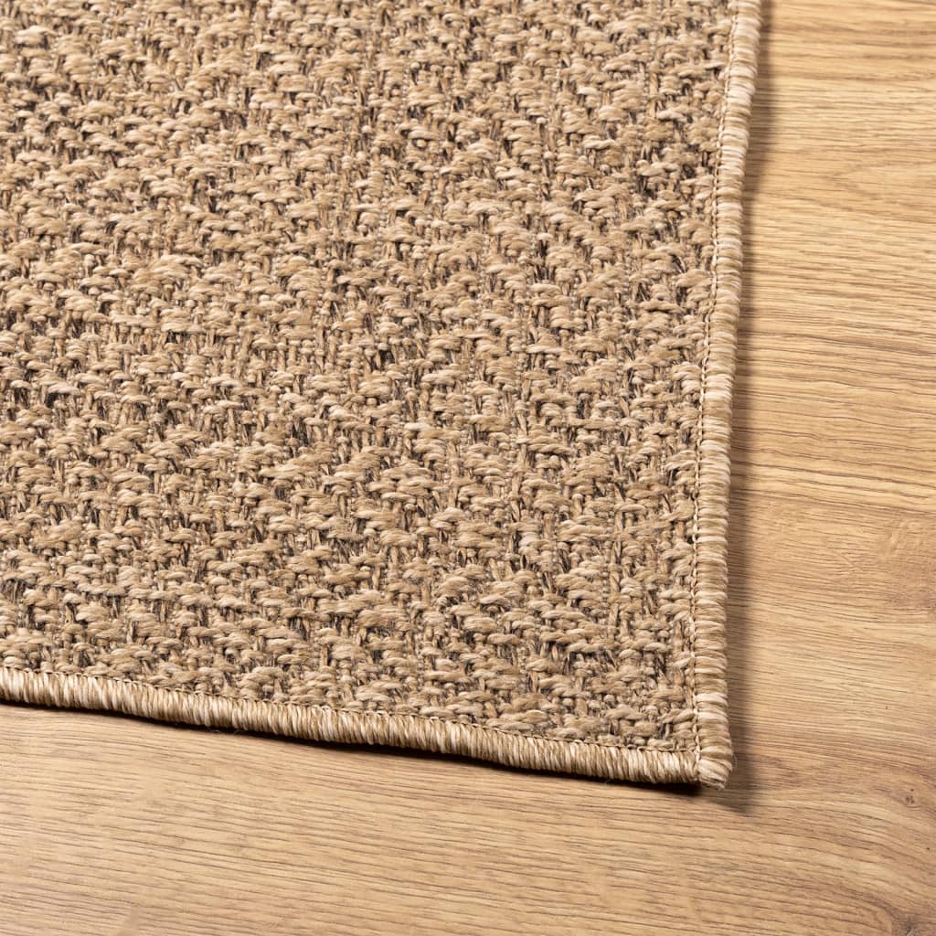 Tæppe ZIZUR 140x200 cm jute-look indendørs og udendørs
