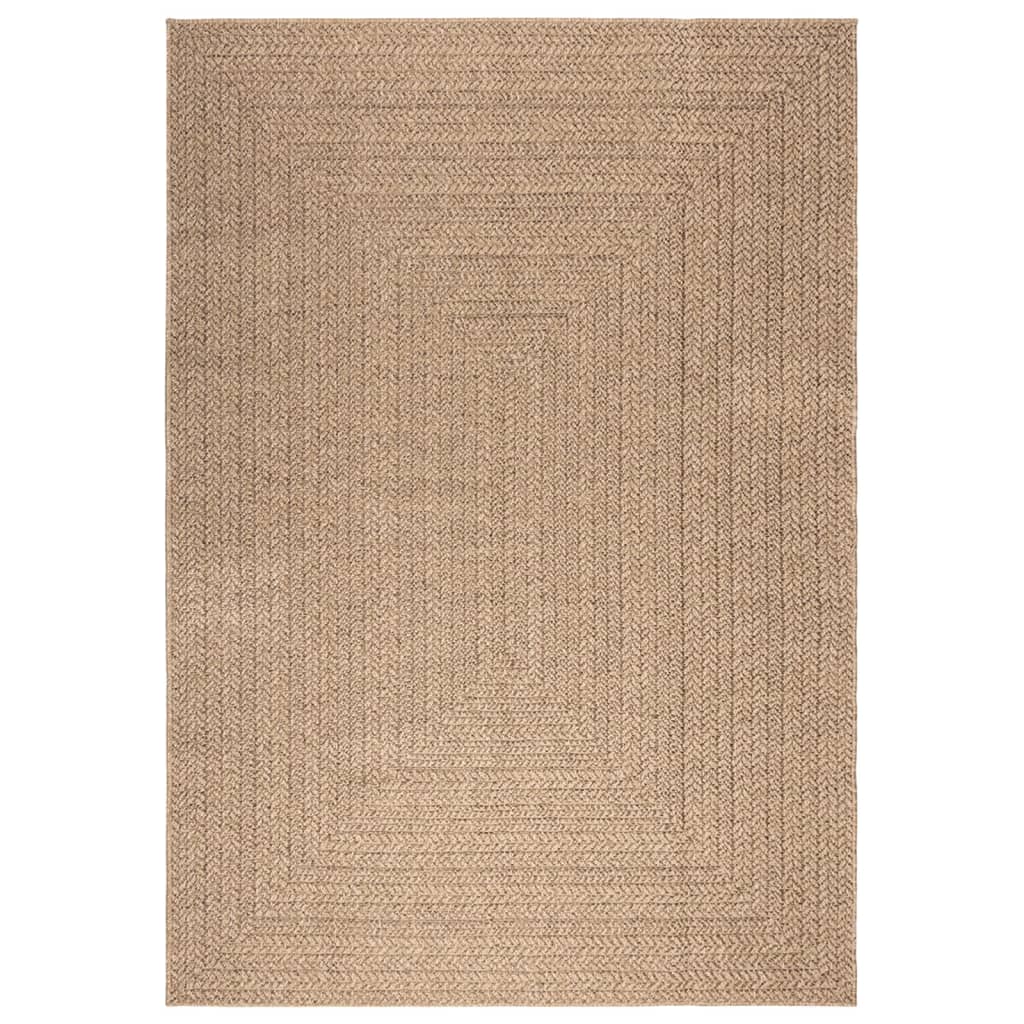 Tæppe ZIZUR 160x230 cm jute-look indendørs og udendørs