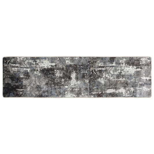 Teppich Waschbar Mehrfarbig 80x300 cm Rutschfest