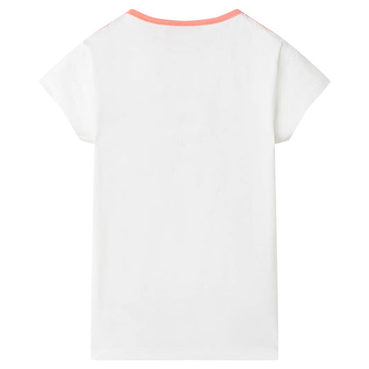 Kinder-T-Shirt Ecru 128