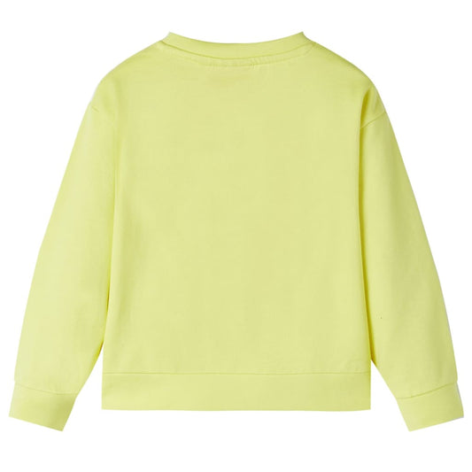 Kinder-Sweatshirt Gelb 116