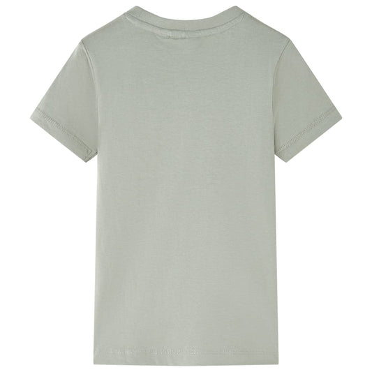 Kinder-T-Shirt Helles Khaki 104