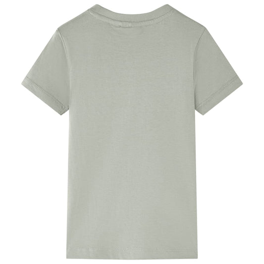 Kinder-T-Shirt Helles Khaki 128